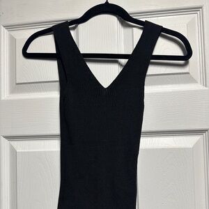 Elhoffer Design Black Sleeveless Knit Top